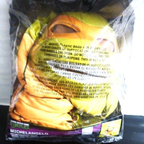 TMNT Halloween COSTUME Michelangelo S Teenage Mutant Ninja Turtle MOVIE POSTER - Picture 5 of 13